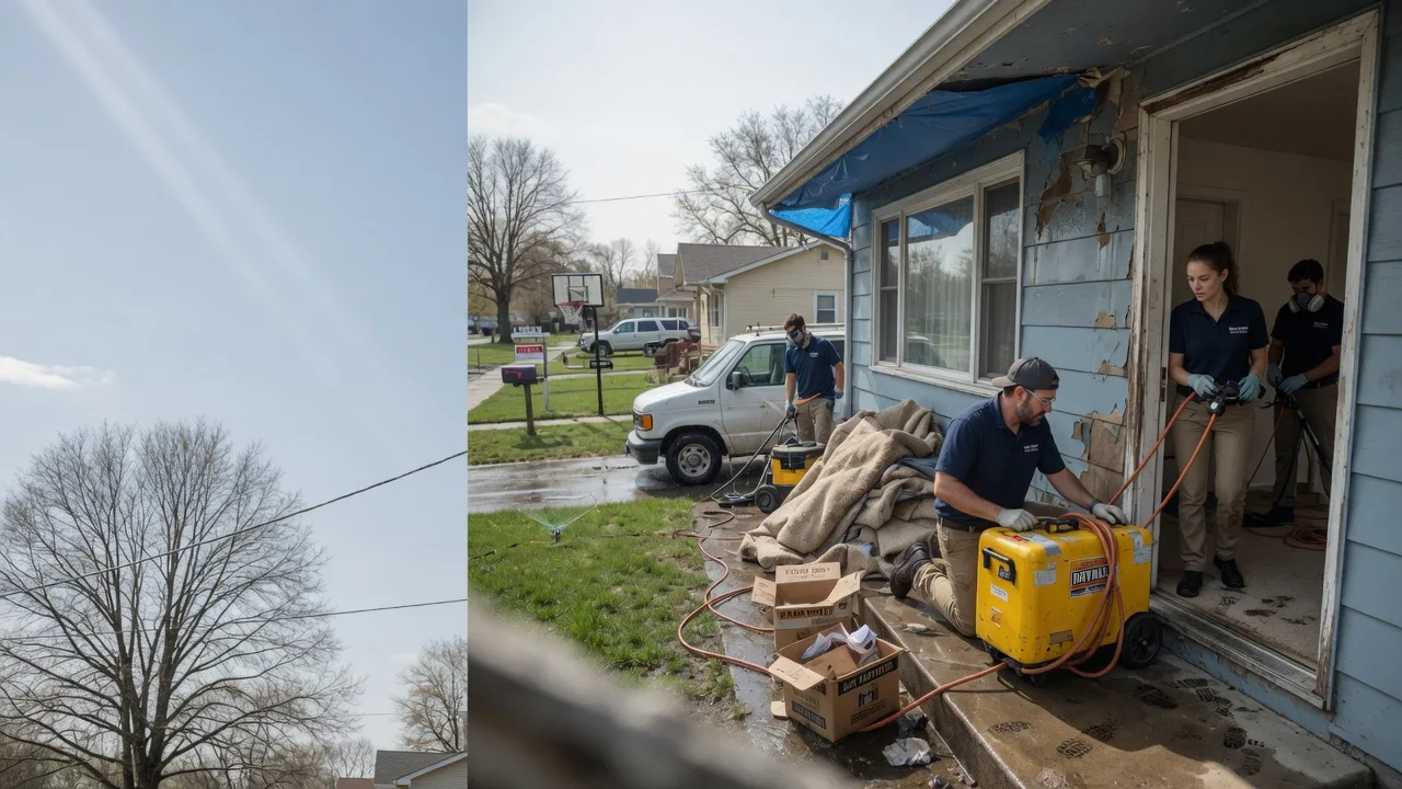 Basement Flood Cleanup in Warner, SD near me